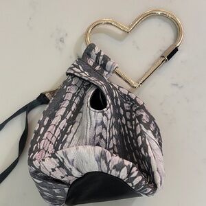 AIMEE KESTENBERG All My Heart Leather Pouch in Feather